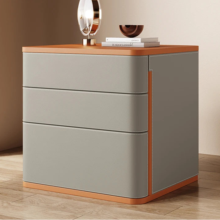 Elegant Aesthetic Night Table Storage Drawer Modern Minimalist Nightstand