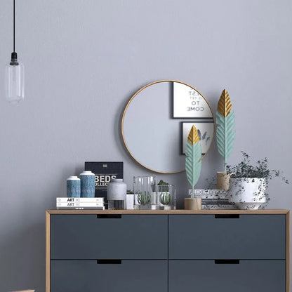 Modern Feather Wooden Decorations Simple Miniature Figurines