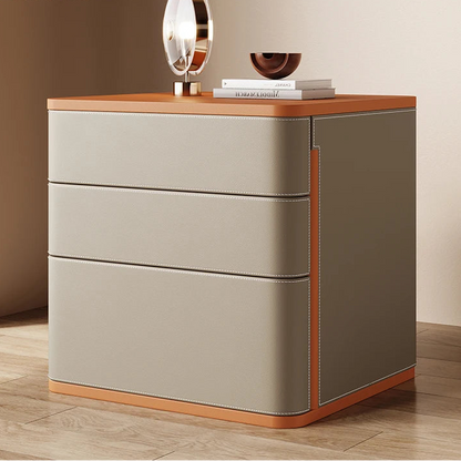 Elegant Aesthetic Night Table Storage Drawer Modern Minimalist Nightstand
