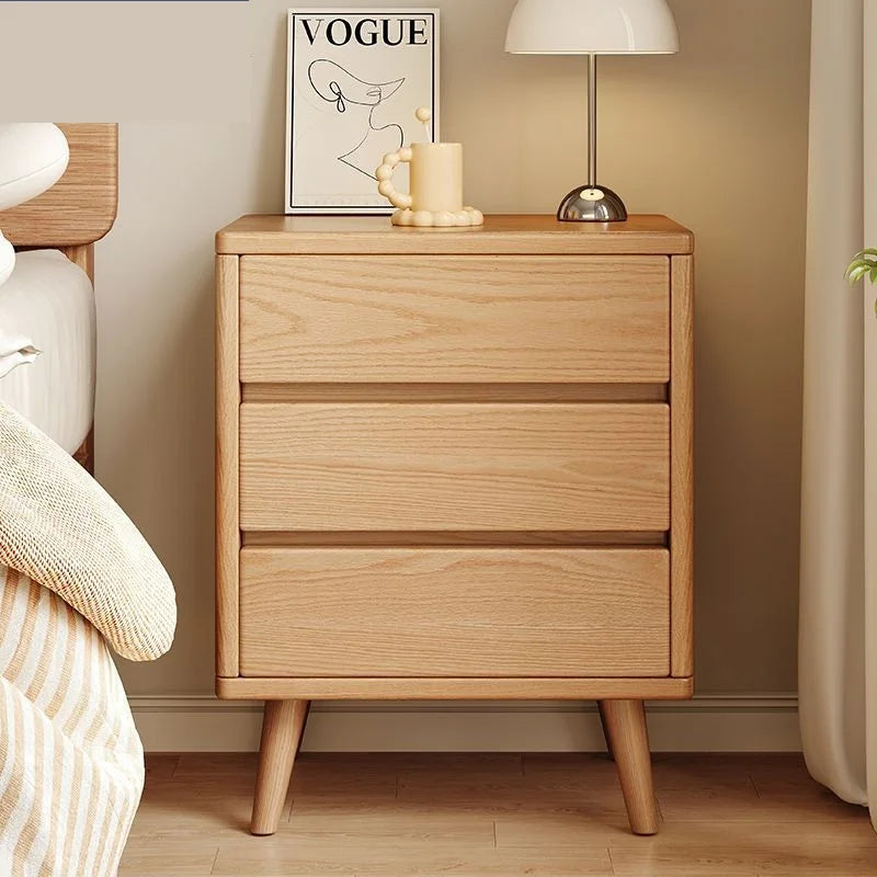 Solid Wood Bedside Table