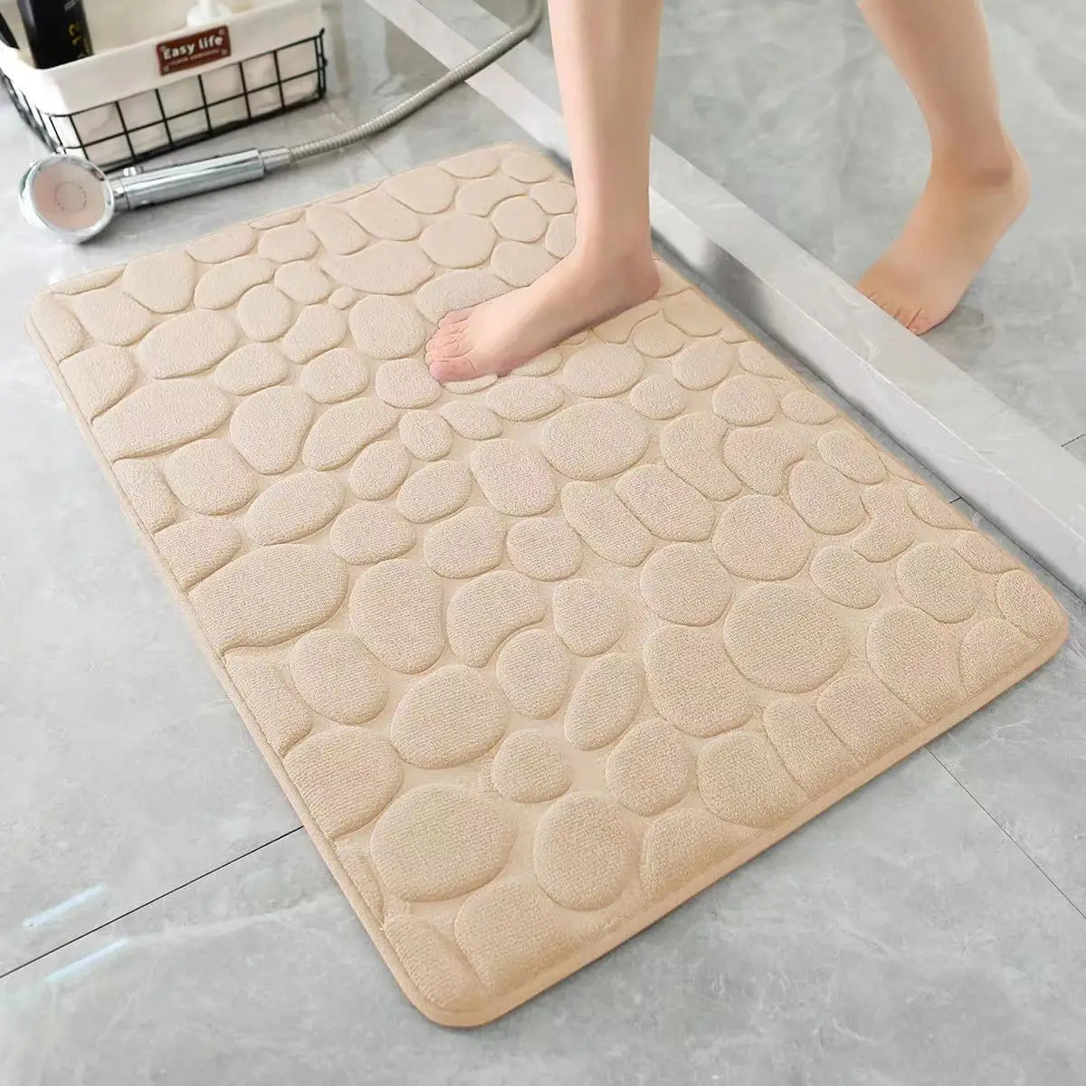 3D Non Slip Bathroom Mat Bath Mats Absorbent