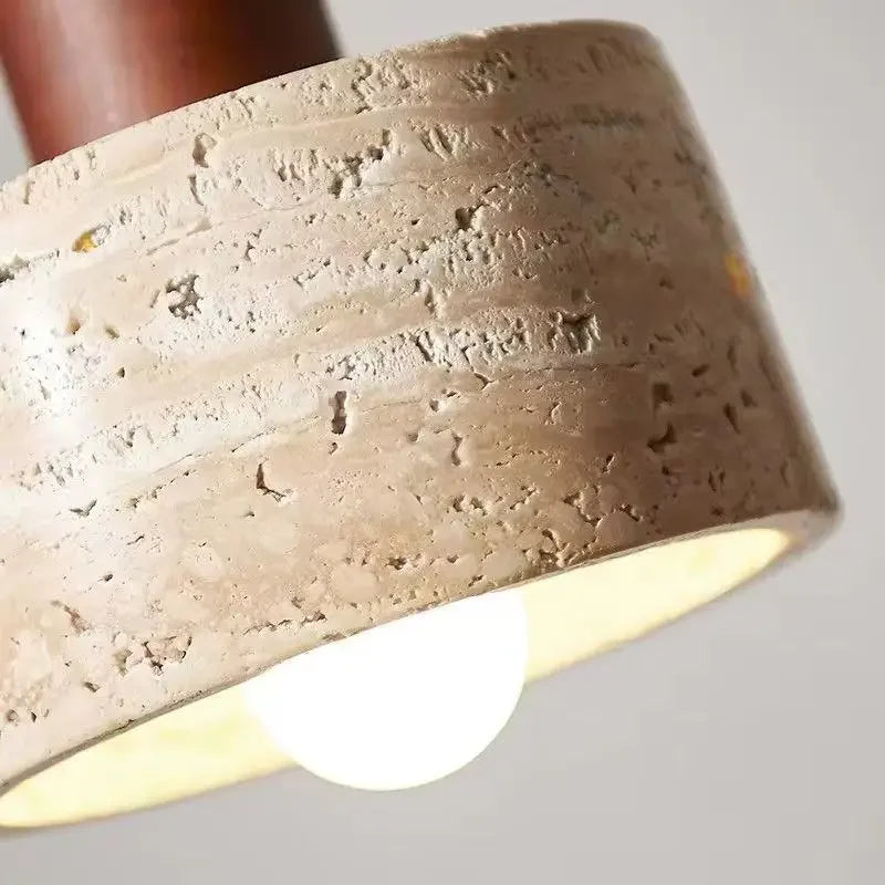 Modern Popular Wabi Sabi Travertine Droplight