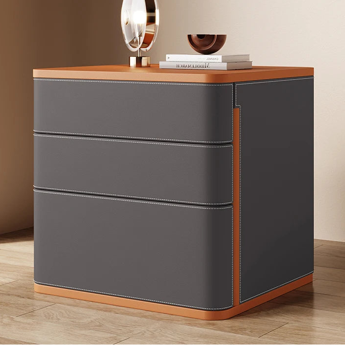 Elegant Aesthetic Night Table Storage Drawer Modern Minimalist Nightstand