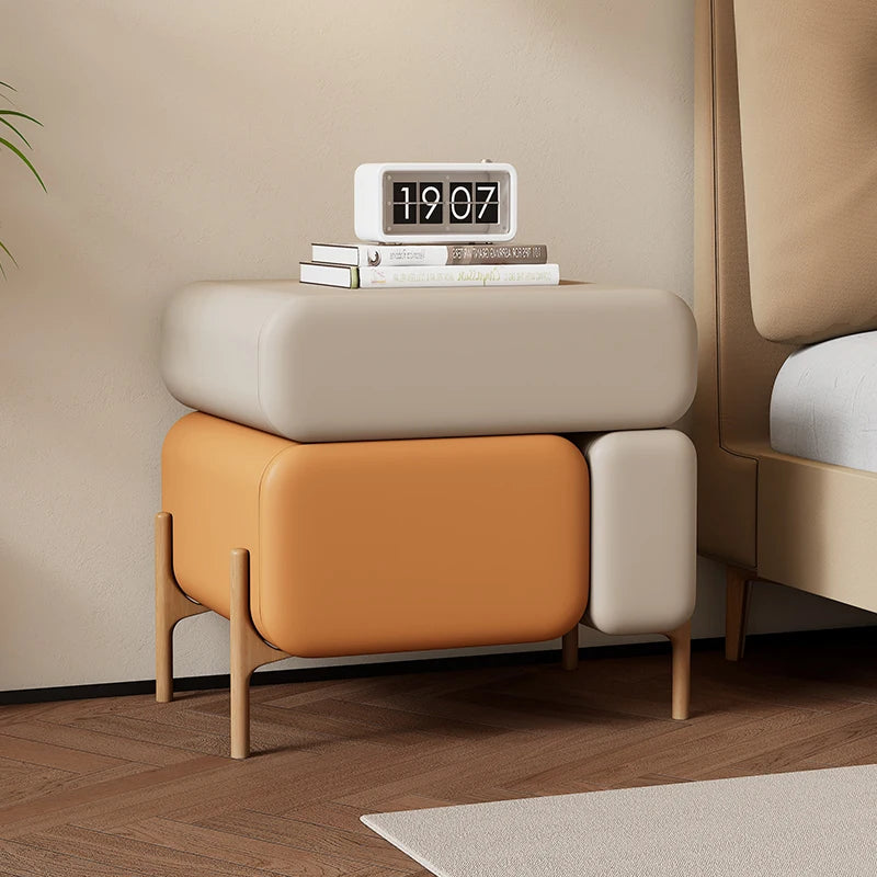 Modern Simple Nightstand Design Creative Aesthetic Unique Night Table