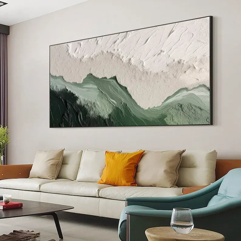 Minimalist Beach Abstract Print Large Wall Modern Living Room Art