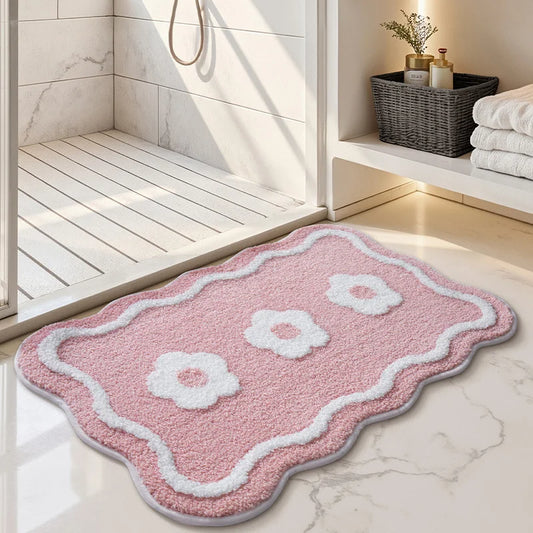 Non - Slip Floor Mat, Bathroom Water - Absorbing And Thickened Type