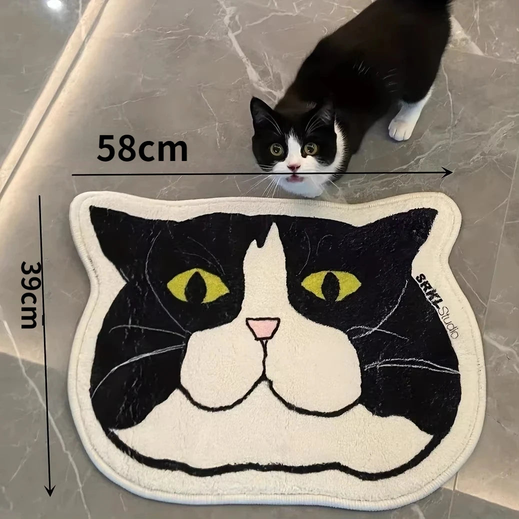 1 Piece of Cat Floor Mat Is Anti Slip