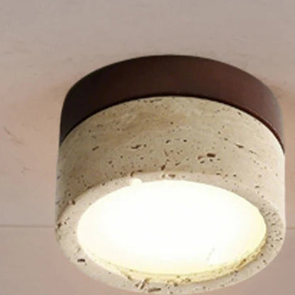 Japanese Wabi Sabi Stone LED Ceiling Light