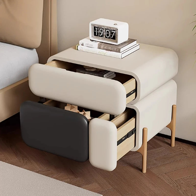 Modern Simple Nightstand Design Creative Aesthetic Unique Night Table