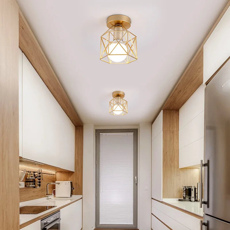 Nordic Wrought Iron Ceiling Lights