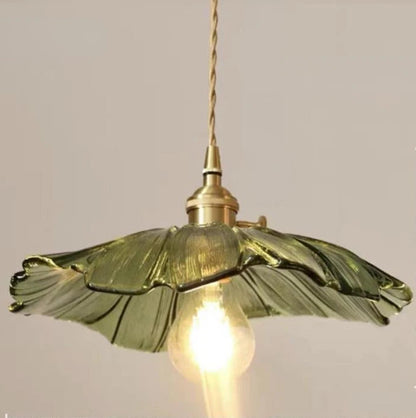 Modern Pendant Lights Flower Glass Hanging Lamps
