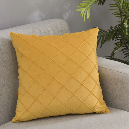 Geometric Cushion Cover Soft Velvet