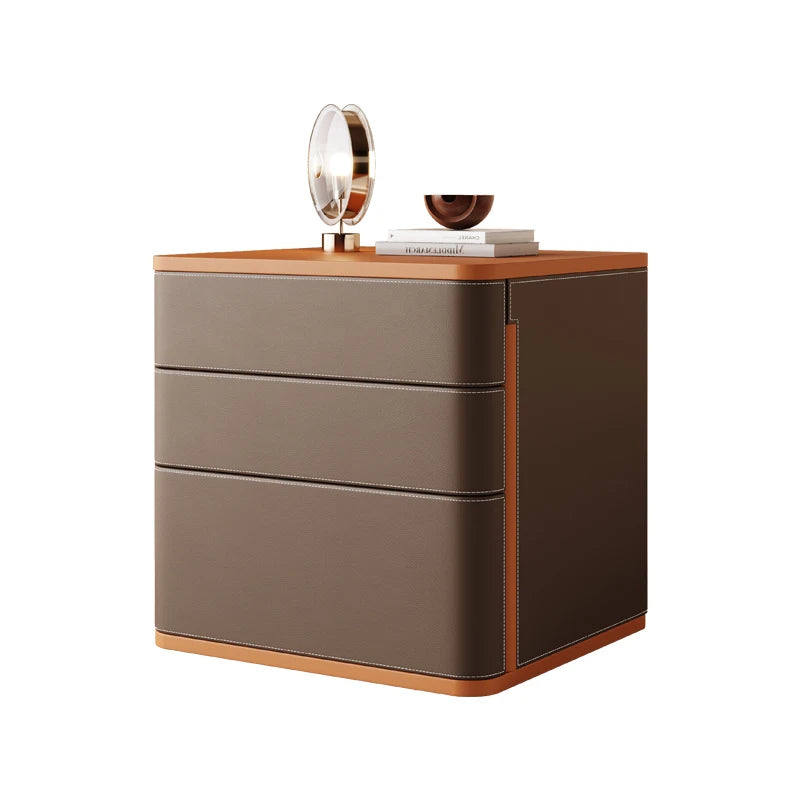 Elegant Aesthetic Night Table Storage Drawer Modern Minimalist Nightstand