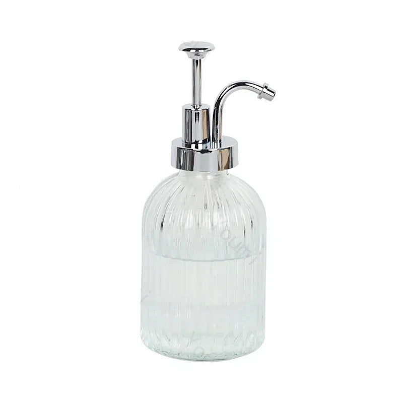 Nordic Relief Glass Shampoo Bottle