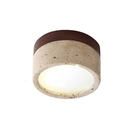 Japanese Wabi Sabi Stone LED Ceiling Light