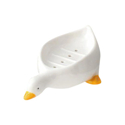 Cartoon Duck Soap Tray Self-Draining Soap Rack