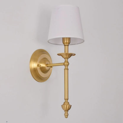 Europe Vintage Fabric Wall Lamps