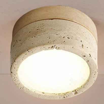 Japanese Wabi Sabi Stone LED Ceiling Light