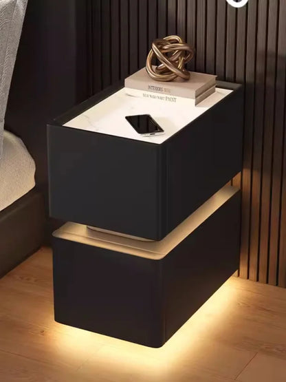 Creative 25cm Smart Bedside Table With Sensor Light