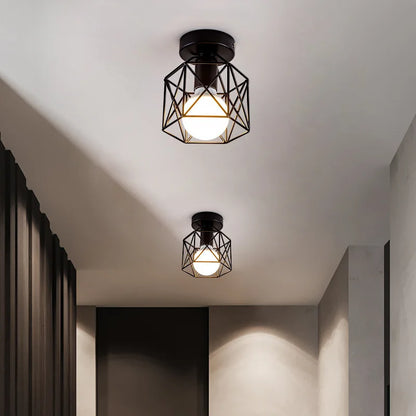 Nordic Wrought Iron Ceiling Lights