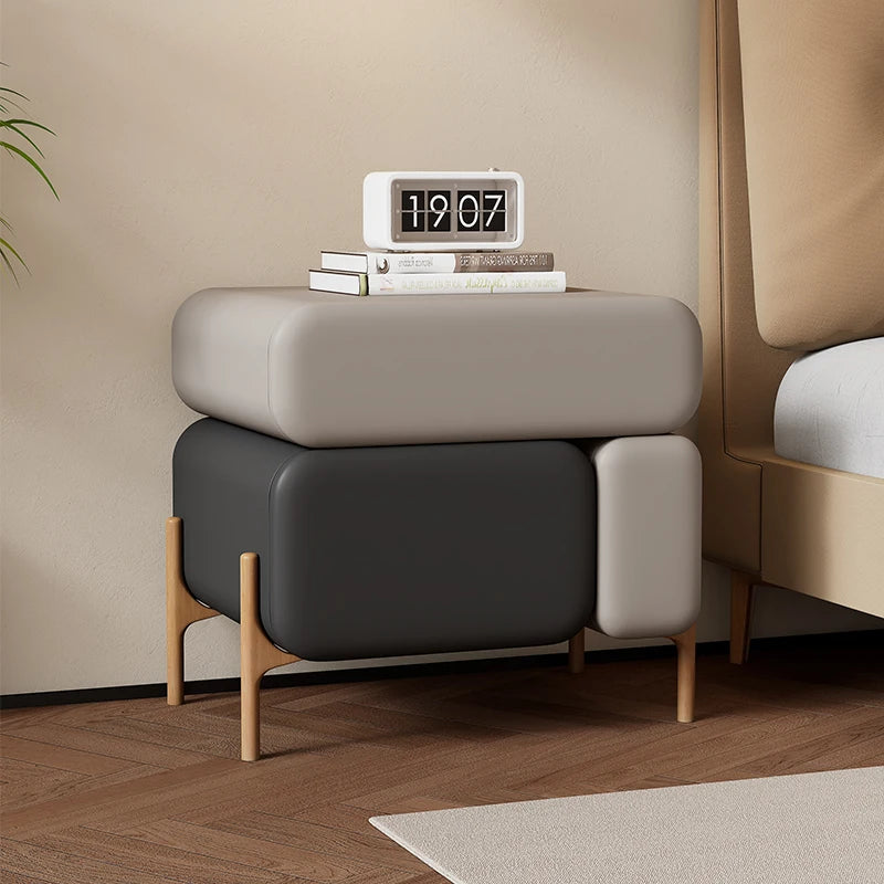 Modern Simple Nightstand Design Creative Aesthetic Unique Night Table