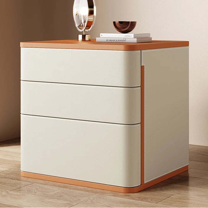 Elegant Aesthetic Night Table Storage Drawer Modern Minimalist Nightstand