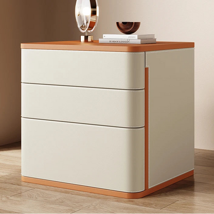 Elegant Aesthetic Night Table Storage Drawer Modern Minimalist Nightstand