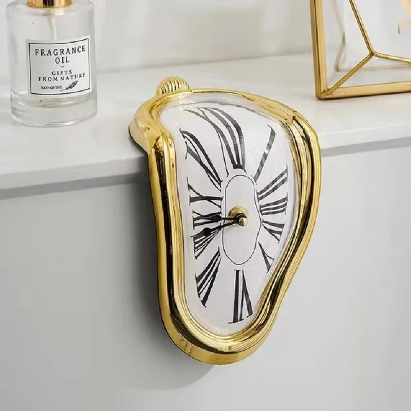 Melting Clock Silent Melting Wall Clock