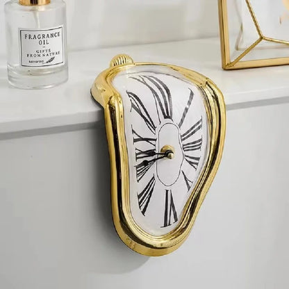 Melting Clock Silent Melting Wall Clock