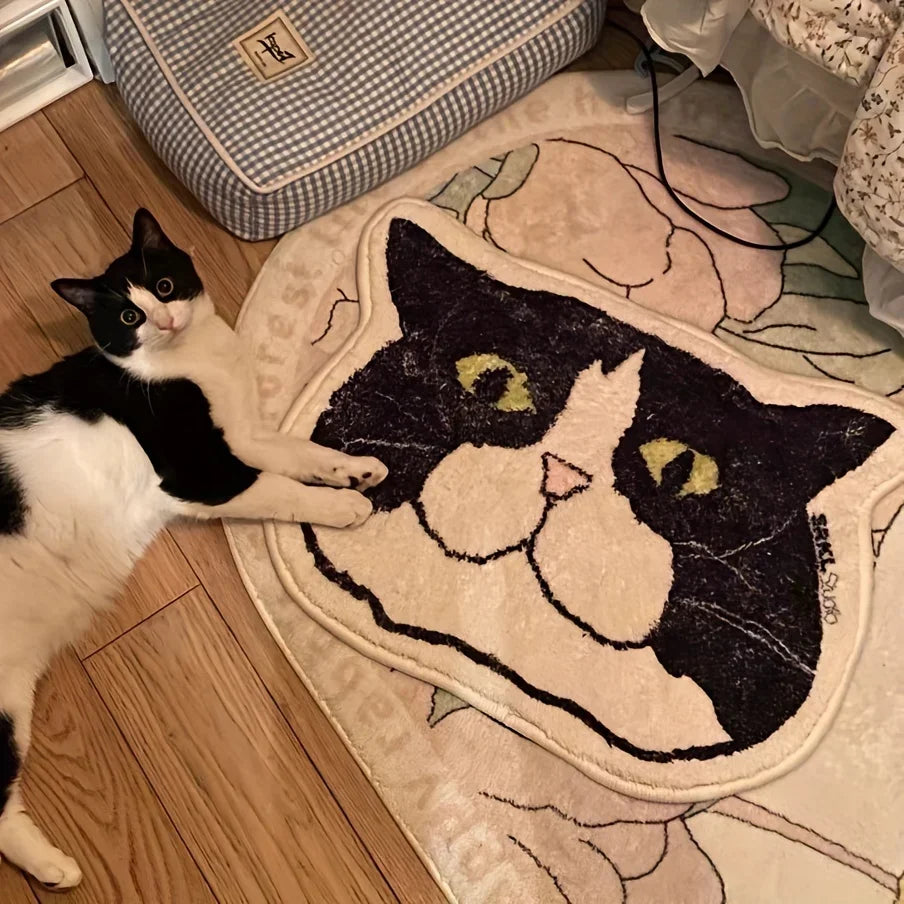 1 Piece of Cat Floor Mat Is Anti Slip